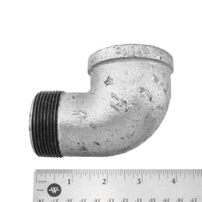 ELBOW, STREET, 1-1/2 NPT, CLASS 150, GALV.