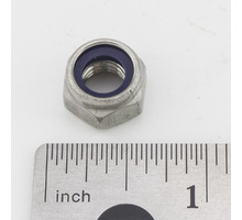 NUT, M8-1.25, HEX, SSWITH NYLON INSERT