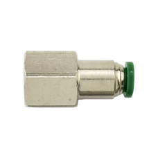 FITTING, PUSH-IN, 1/4 NPTF-1/4 TUBING, BRASS FITTING, PUSH-IN, 1/4 NPTF-1/4 TUBING, BRASS