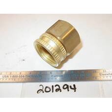 FITTING,GARDEN HOSE SWIVLNUTx3/4 NPTF, BRASS FITTING,GARDEN HOSE SWIVLNUTx3/4 NPTF, BRASS