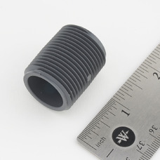 NIPPLE, 3/4" CLOSE, PVC NIPPLE, 3/4" CLOSE, PVC
