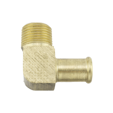 FITTING, 3/8NPTM X 1/2 HOSE BEAD, 90 DEG, BRASS FITTING, 3/8NPTM X 1/2 HOSE BEAD, 90 DEG, BRASS