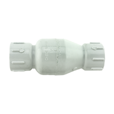 VALVE, CHECK, 3/4NPTF THREADS,1/4LB SPRING,PLAS