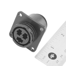 RECEPTACLE HOUSING, SOCKE T, WITH SQUARE FACE MOUNT RECEPTACLE HOUSING, SOCKE T, WITH SQUARE FACE MOUNT