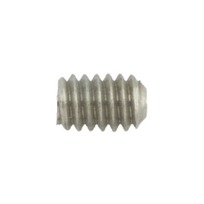 SCREW, SET, HEX SOC, 1/4-20UNCX 3/8"LG, CUP POINT, 316 SS