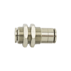 FITTING, PUSH-IN,BULKHEAD UNION, 3/8 TUBE, BRASS FITTING, PUSH-IN,BULKHEAD UNION, 3/8 TUBE, BRASS