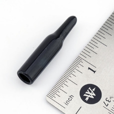 END CAP, RUBBER, 1/4 ID X 1INLG,BLACK; END CAP, RUBBER, 1/4 ID X 1INLG,BLACK;