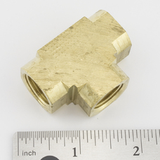 FITTING, TEE, 3/8 NPTF,BRASS FITTING, TEE, 3/8 NPTF,BRASS