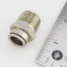 FITTING, PUSH-IN,1/2 TUBE x1/2NPTM, BRASS FITTING, PUSH-IN,1/2 TUBE x1/2NPTM, BRASS