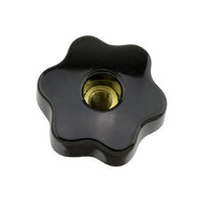 HAND KNOB, 6 LOBE, M8 X 1.25, THREADED THRU HOLE, 40 HAND KNOB, 6 LOBE, M8 X 1.25, THREADED THRU HOLE, 40