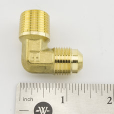 FITTING, 90, BRASS, .375NPTM x #6 SAE, BRASS, FITTING, 90, BRASS, .375NPTM x #6 SAE, BRASS,