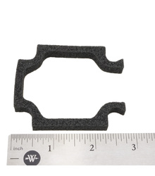 DAM, CARRIAGE BEARING, FOAM, 2.76 x 3.26