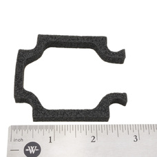DAM, CARRIAGE BEARING, FOAM, 2.76 x 3.26 DAM, CARRIAGE BEARING, FOAM, 2.76 x 3.26