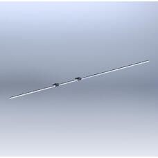 RAIL ASSY, 2 CARRIAGES,X-AXIS, 55100, INA RAIL ASSY, 2 CARRIAGES,X-AXIS, 55100, INA