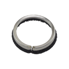 BRUSH, CUP, #3 SS BACKING.010 CRIMPED BLACK 6.6 BRUSH, CUP, #3 SS BACKING.010 CRIMPED BLACK 6.6