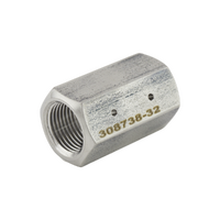 ADAPTER, IN-LINE RMS, SIZE .032IN, 3/8 FEMALE, FEMALE