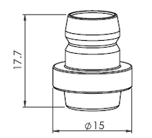 BY-NOZZLE PUSH FIT 5.5  F PRECISION HCP - 10 pack